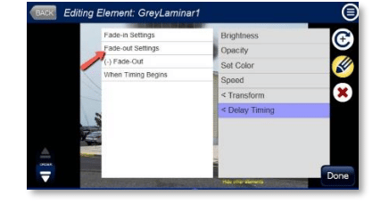 Fire Simulation Effect Fade Out Settings