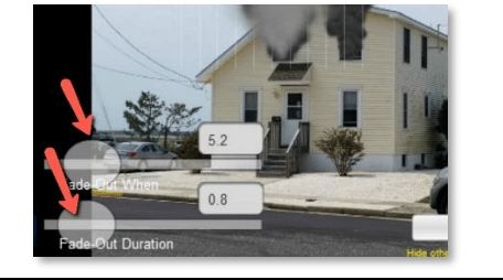 Fade Out Duration Settings for Fire Simulation Effects