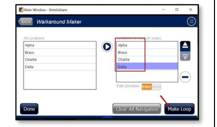 Fire simulator location editor