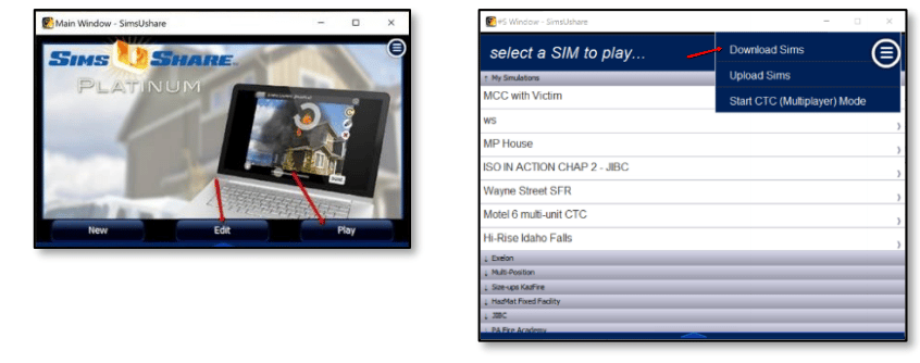 SimsUshare app download fire simulations