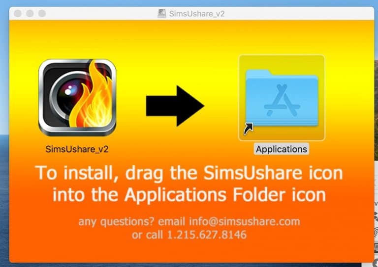 SimsUshare Application