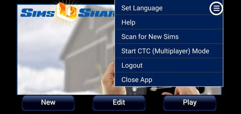 SimsUshare Menu
