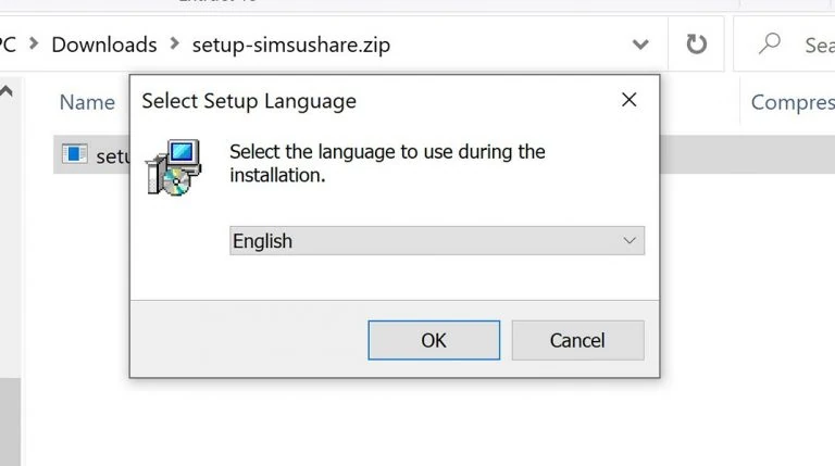 SimsUshare Installation Setup