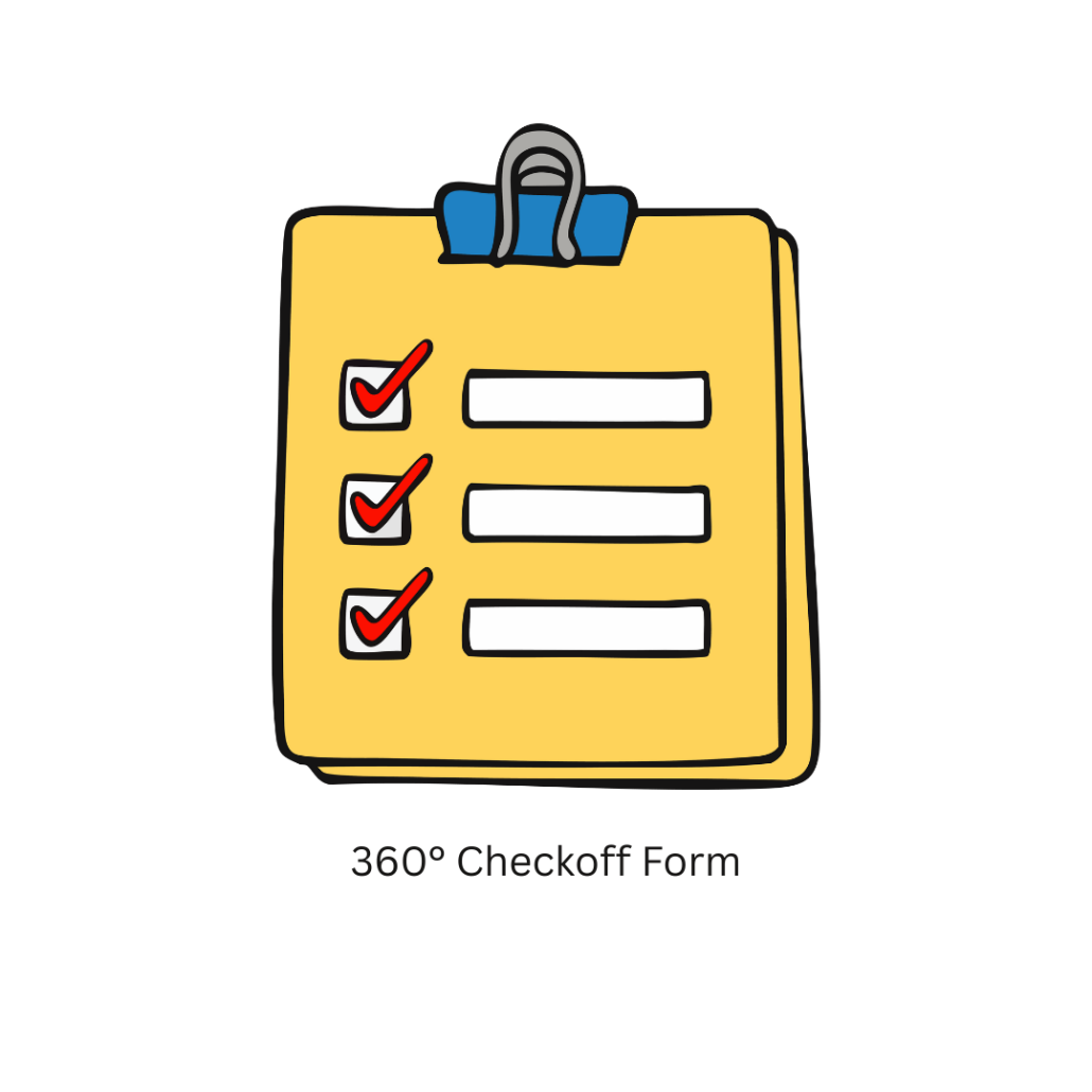 360 Degree SizeUp Checkoff Form